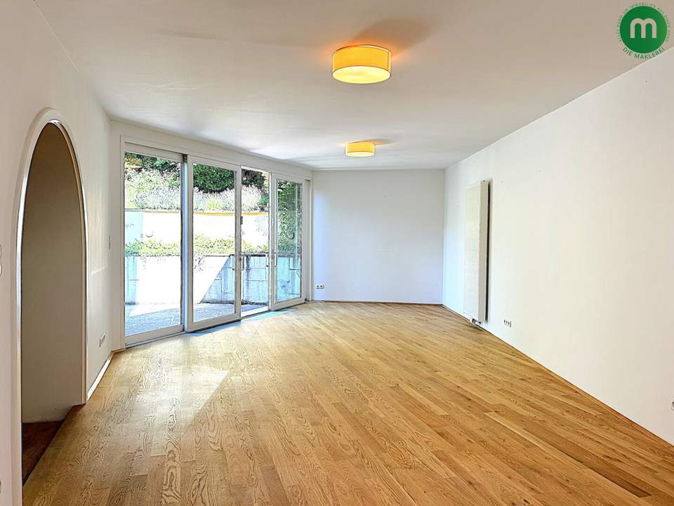 Wohnen am grünen Stadtrand - 160 m² Gartenwohnung in absoluter Ruhelage