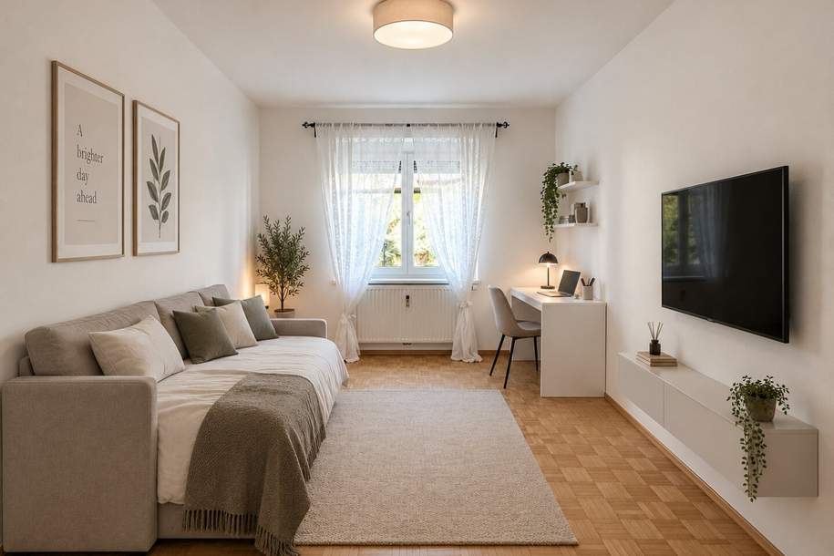Kompaktes Wohnen in bester Grazer Lage - Gemütliche 1-Zimmer-Wohnung, Wohnung-kauf, 89.000,€, 8010 Graz(Stadt)