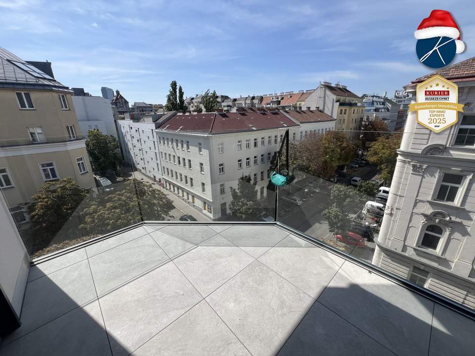 *Superprojekt: ''Über den Baumwipfeln" TOP 45 & SONNIGE 3 Zimmer + Küche + ZWEI TRAUMHAFTEN WEST-LOGGIEN