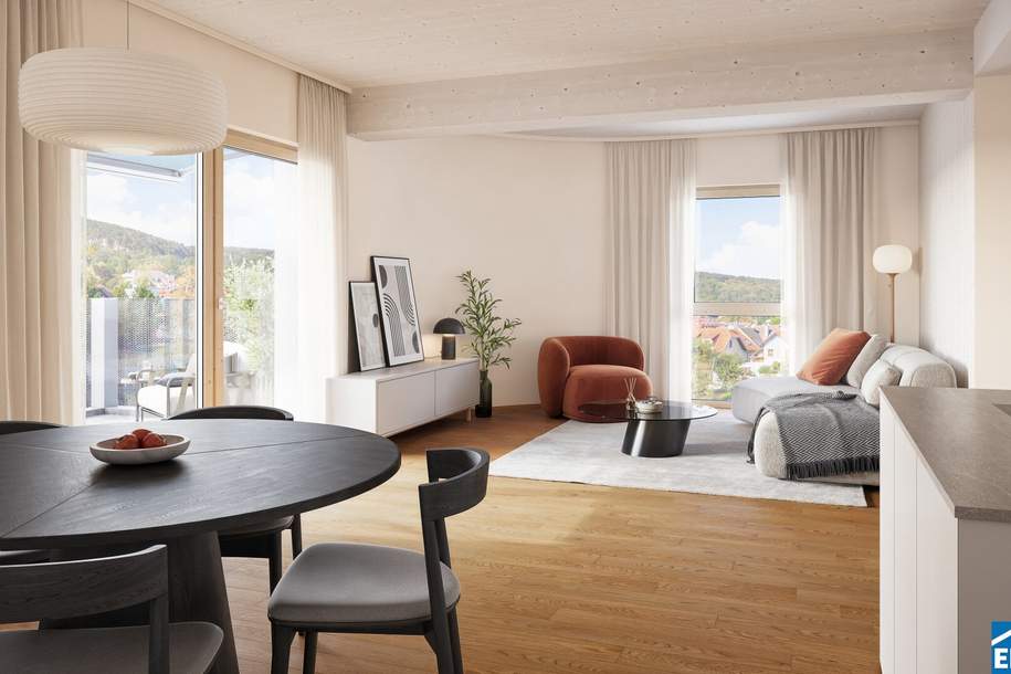 Im Grünen Mödling – Grüne Stadtvillen, Wohnung-kauf, 375.000,€, 2340 Mödling