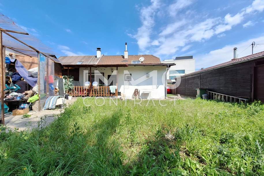 Sanierungsbedürftiger Bungalow auf Pachtgrund Nähe ALTE DONAU, Haus-kauf, 130.000,€, 1220 Wien 22., Donaustadt