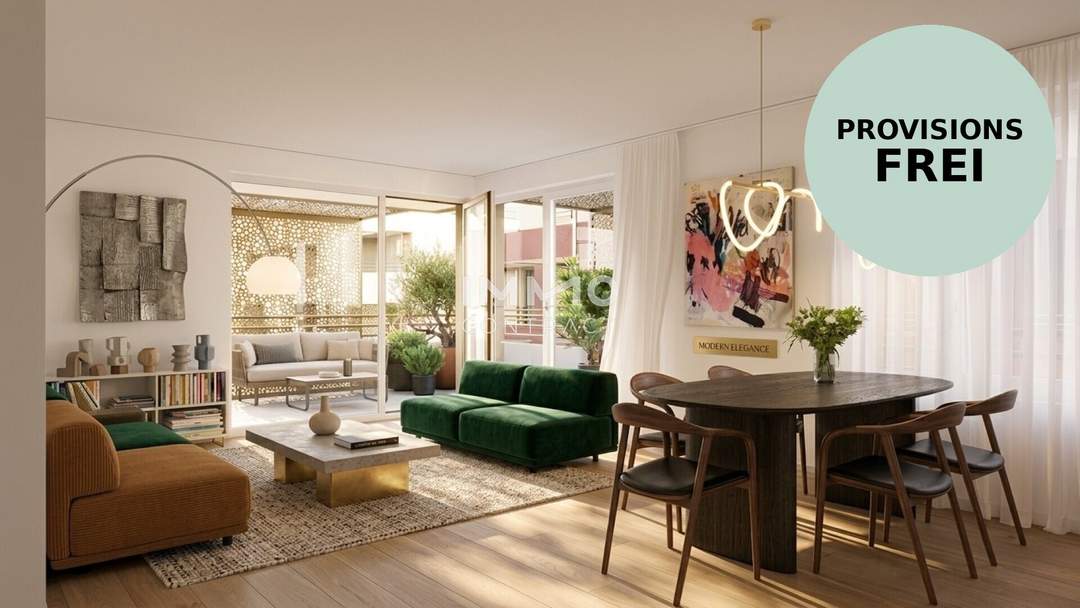 Wunderschöne Balkonwohnung im City Garden! Nachhaltig und hochwertiger Neubau ohne Provision
