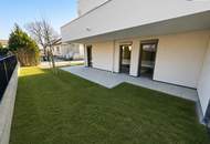 Letzte Gartenwohnung! Ihr Platz im Grünen! Klimaaktiv Bronze! Riesige Terrasse + Eigengarten + 3 Zimmer! TOP Neubauprojekt + Wärmepumpe und Solaranlage + Grün- und Ruhelage!