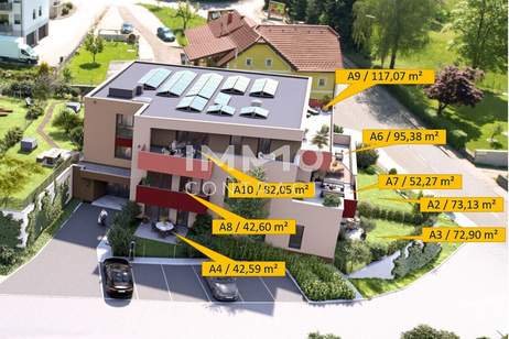 Stadtterrassen Peuerbach ** BAUBEGINN ERFOLGT! **, Wohnung-kauf, 141.006,€, 4722 Grieskirchen