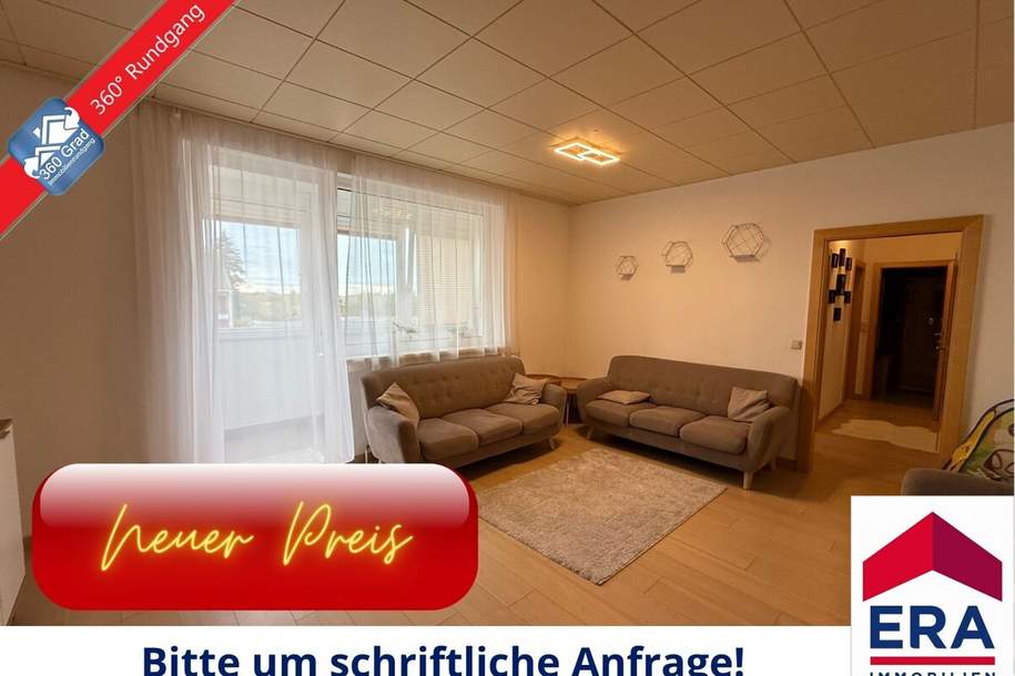 Neuer Preis: Ankommen &amp; wohlfühlen – Sanierte Eigentumswohnung mit Loggia im Herzen von Laa/ Thaya, Wohnung-kauf, 159.000,€, 2136 Mistelbach