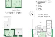 Exklusive Maisonette-Dachgeschosswohnung mit Donaublick // Exclusive duplex penthouse apartment with views of the Danube //