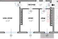 Helle 2-Zimmer Wohnung in generalsaniertem Wohnhaus