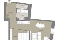 Revitalisierte 2-Zimmer Altbauwohnung mit geräumiger Wohnküche und großzügiger Verglasung | Fernwärme | PROVISIONSFREI