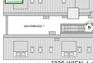 Wohnen in Grünruhelage von Süßenbrunn - Moderne Wohnung mit privater Dachterrasse! S-Bahn S1 in Gehweite! Luftwärmepumpe !