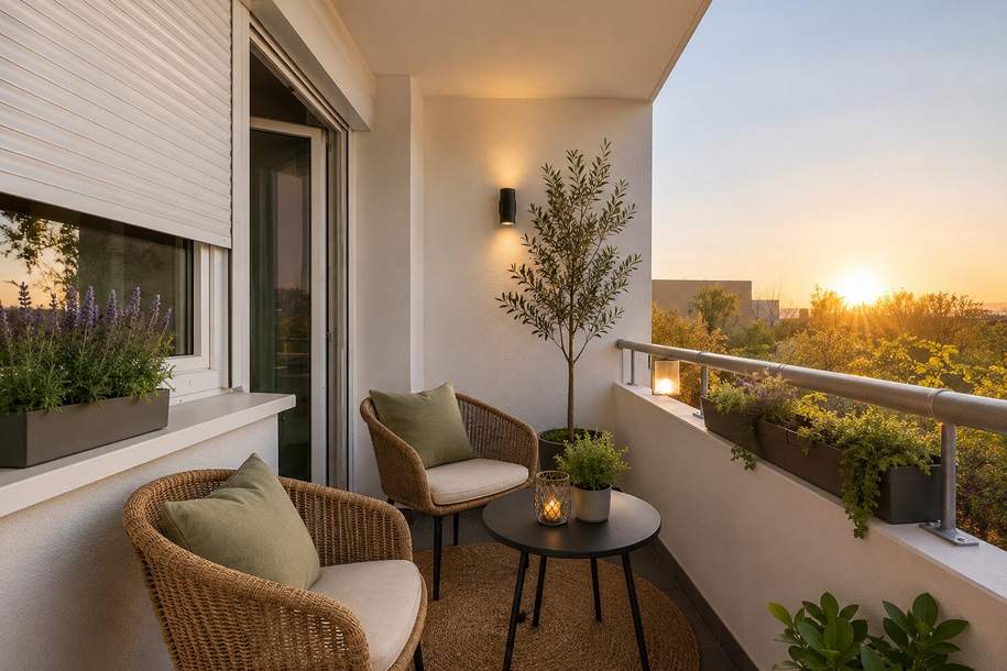 Wohnen im Grünen und bestens angebunden an Wien | GRÜNBLICK in den ruhigen Innenhof | Süd-West-Loggia | inkl. Stellplatz, Wohnung-kauf, 298.000,€, 2353 Mödling