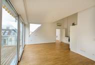 Rarität: Hochwertige 2 Zimmer Dachgeschoßwohnung mit Terrasse in Hofruhelage