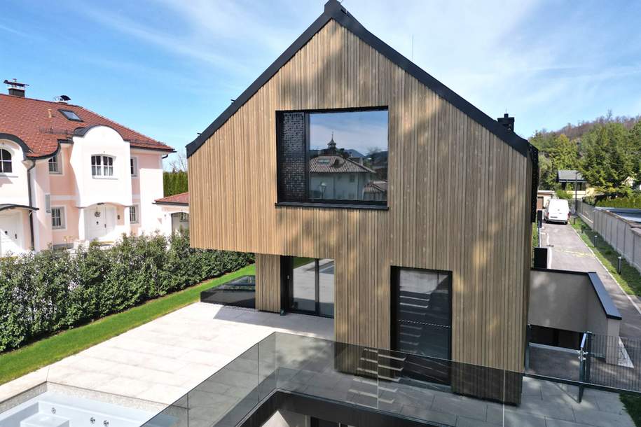 Zeitlos für höchste Ansprüche! Luxushaus mit Pool und Garten im Süden von Salzburg, Haus-miete, 5.900,00,€, 5081 Salzburg-Umgebung