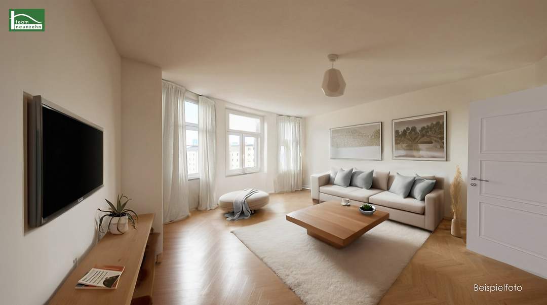Wohnen mit Klasse: Luxuriöse 5-Zimmer-Altbauwohnung mit Loggia – Erstbezug in 1030 Wien - JETZT ANFRAGEN
