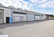 Großzügige Industriehalle in St. Valentin mit Einfahrtstor und überdachter Zufahrt