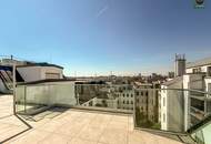 Elevate 1090 – Erstbezug: Luxus Dachgeschoss - Maisonette Wohnung (klimatisiert) mit Balkon und Terrasse nahe U6 Alser Straße, AKH!