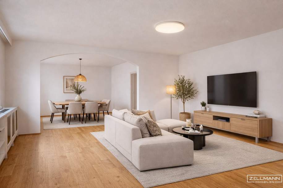 NUSSDORF | ZAUBERHAFT WOHNEN BEIM NUSSBERG – GROSSZÜGIGE 5/6-ZIMMER-WOHNUNG MIT VIEL GESTALTUNGSPOTENZIAL | 2 GARAGEN INKLUSIVE | ZELLMANN IMMOBILIEN, Wohnung-kauf, 549.000,€, 1190 Wien 19., Döbling