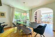 Luxuriöse Villa mit Panorama-Blick in den Pötzleinsdorfer Schloßpark, Wellnessoase und Gartenidylle