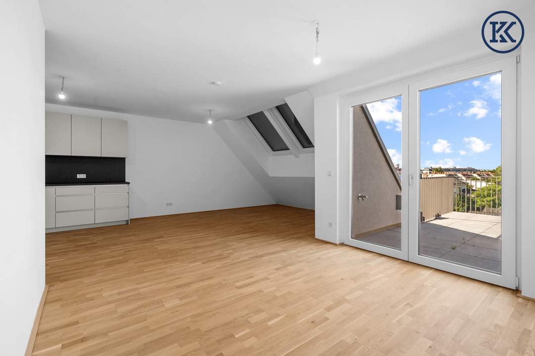 3-Zimmer-Erstbezug in Kagran – Top Lage & 10m² Sonnenterrasse mit modernem Komfort!