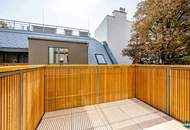 KARAJAN – 2-Zimmer-Dachgeschoß mit zwei Balkonen beim Augarten in 1200 Wien