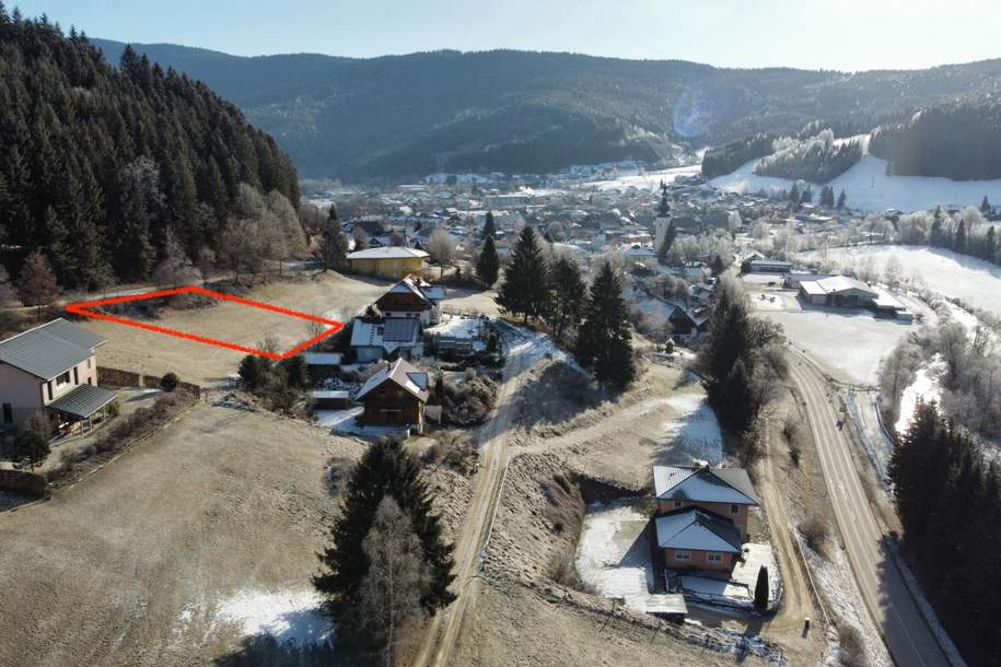 833 m² Baugrund in erhöhter Ruhelage mit Weitblick, Grund und Boden-kauf, 45.000,€, 9344 Sankt Veit an der Glan
