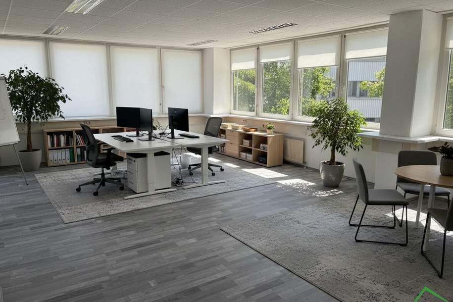 Attraktives Büro direkt an der A22 - 53,26 m² für nur 710,30 € Miete!, Gewerbeobjekt-miete, 591,92,€, 1210 Wien 22., Donaustadt
