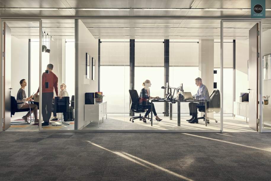Büro Etage im einzigartigen Hochhaus mit ausgezeichneter Infrastruktur und Panoramablick!, Gewerbeobjekt-miete, 16.271,70,€, 1100 Wien 10., Favoriten