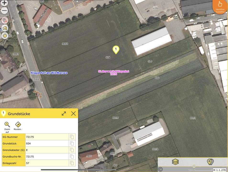 Industriegrundstück in Klagenfurt am Wörthersee