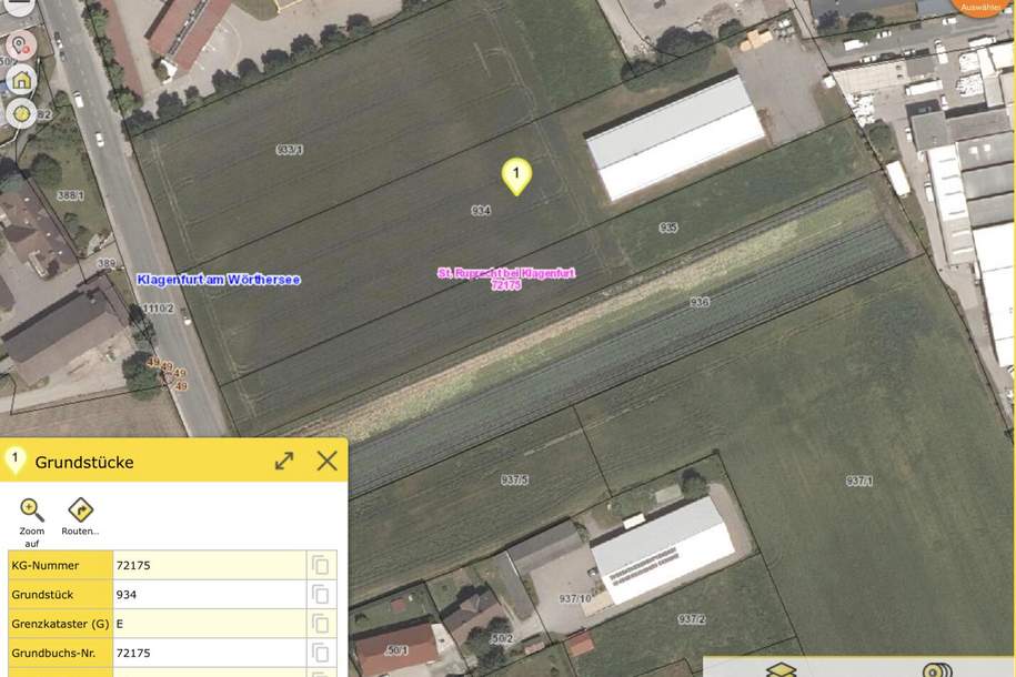 Industriegrundstück in Klagenfurt am Wörthersee, Grund und Boden-kauf, 9020 Klagenfurt(Stadt)