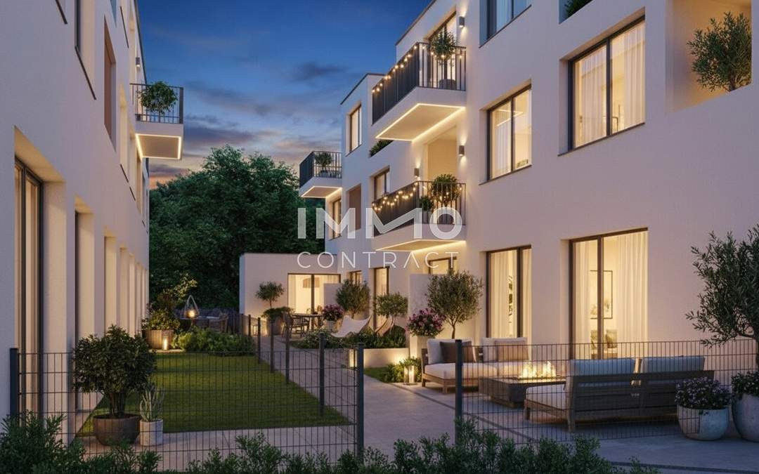 Urban Bloom: Optimal geschnittene 2-Zimmer-Gartenwohnung – provisionsfrei