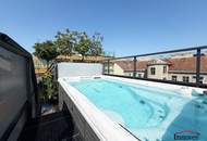 PROVISIONSFREI - ERSTBEZUG - Exklusive Dachgeschossmaisonette mit Dachterrasse, Pool und Deckenkühlung in RUHELAGE!