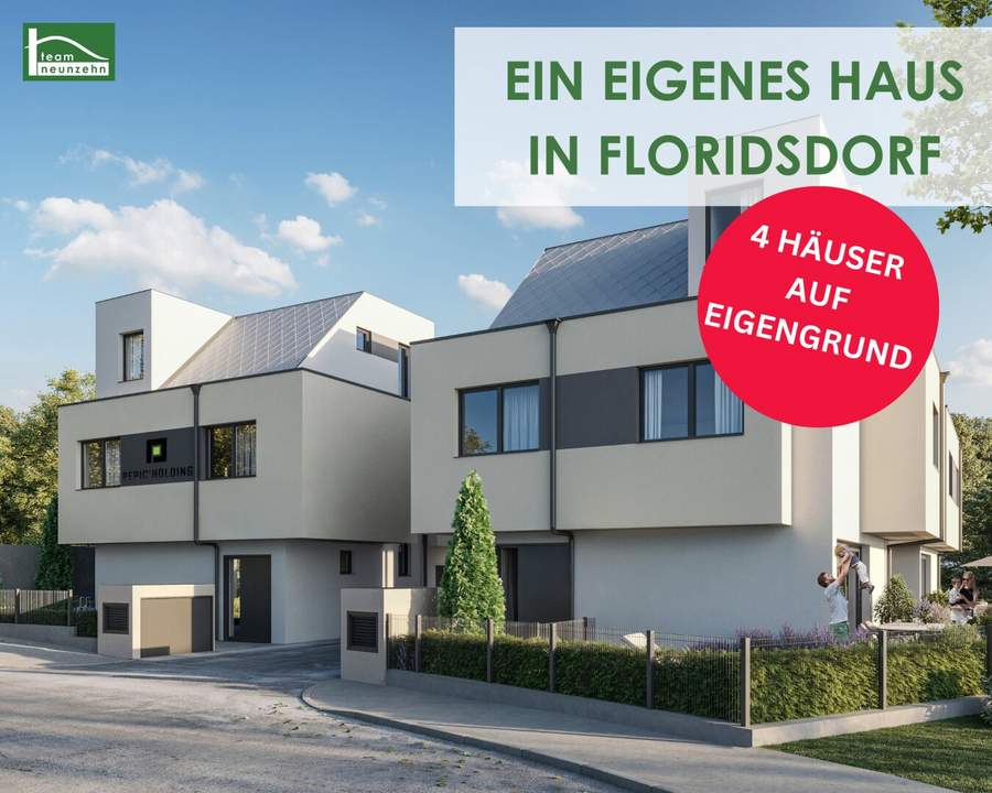 Ihr neues Zuhause in idyllischer Lage – Exklusive Einfamilienhäuser im 21. Bezirk! - JETZT ZUSCHLAGEN
