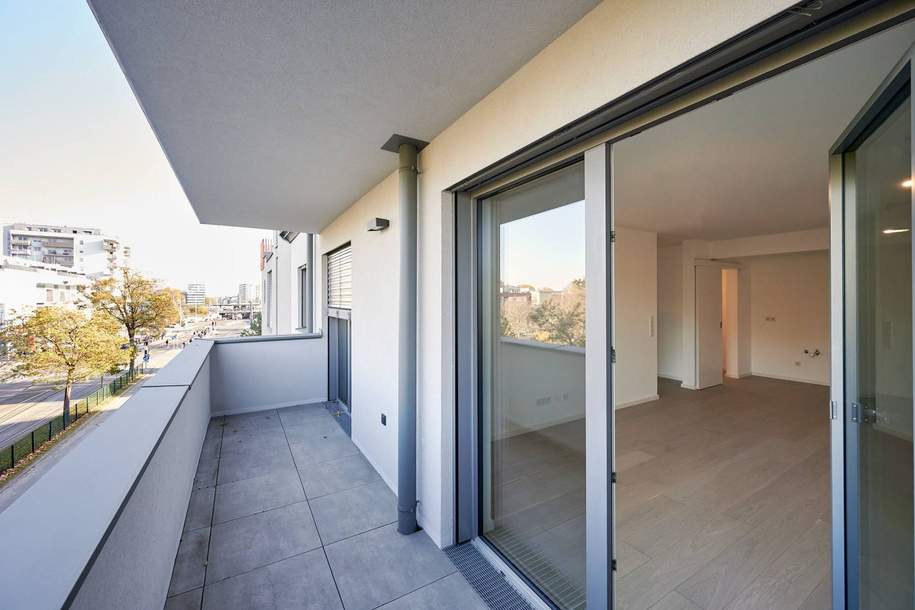 Ihr neues Zuhause: 4-Zimmer-Wohnung mit Balkon nahe Donau - ERSTBEZUG!, Wohnung-kauf, 461.600,€, 1220 Wien 22., Donaustadt