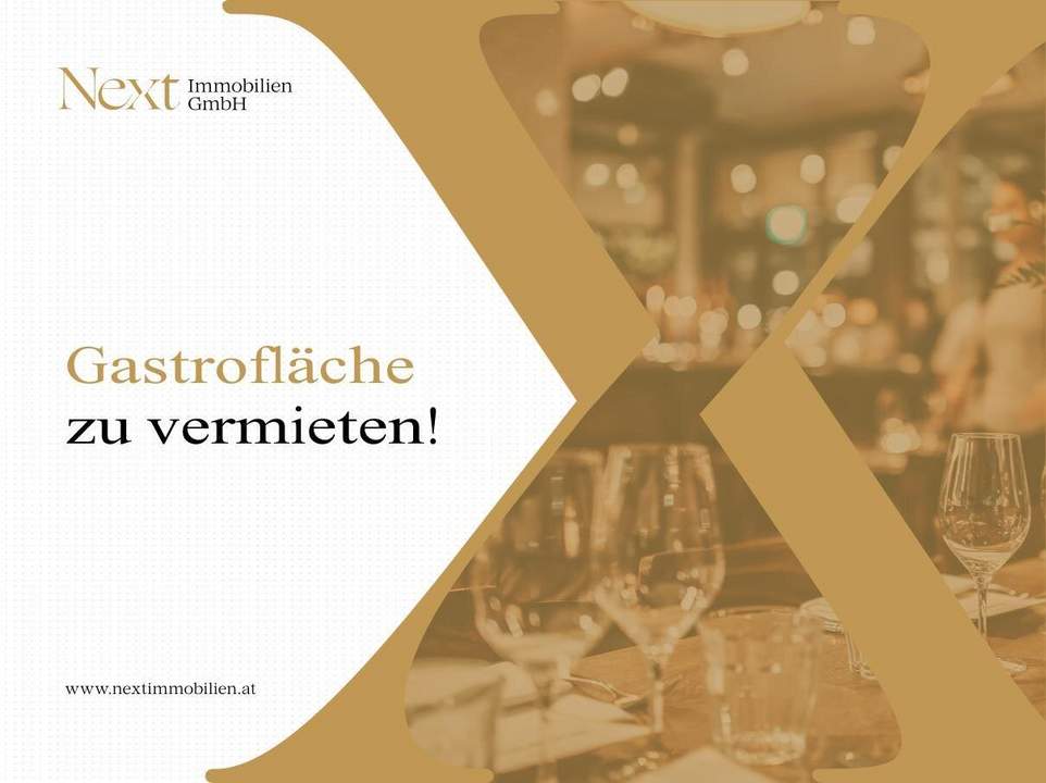 Moderne Gastrofläche - Neubau - mit einladendem Gastgarten im Herzen von Traun zu vermieten!