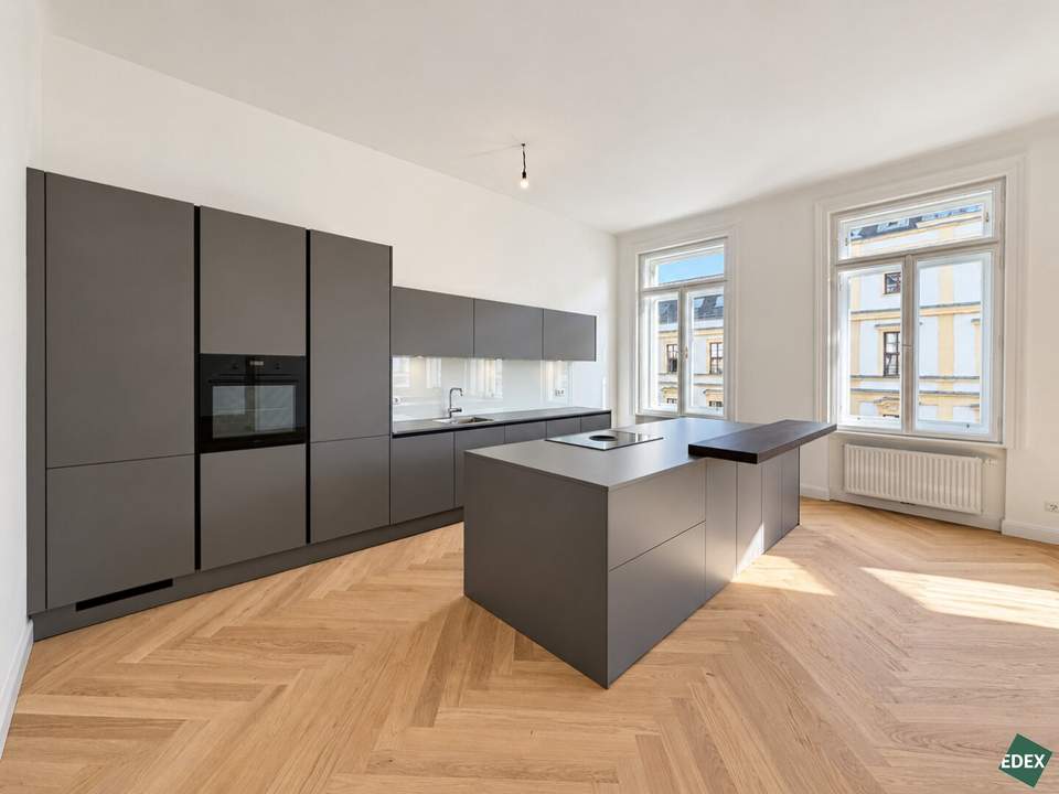 ERSTBEZUG NACH SANIERUNG | Traumhafte 5-Zimmer Altbauwohnung in attraktiver Lage des 7. Bezirks
