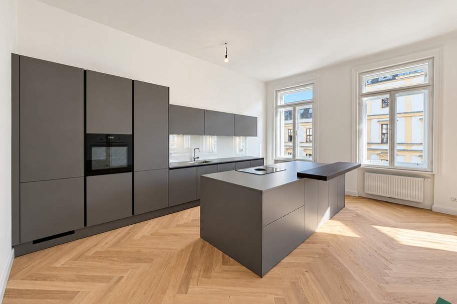ERSTBEZUG NACH SANIERUNG | Traumhafte 5-Zimmer Altbauwohnung in attraktiver Lage des 7. Bezirks, Wohnung-miete, 4.390,00,€, 1070 Wien 7., Neubau