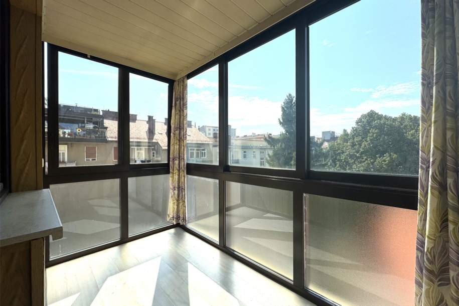 Zentrale &amp; ruhige 2-Zimmer-Wohnung mit verglastem Balkon, Wohnung-miete, 780,87,€, 8010 Graz(Stadt)