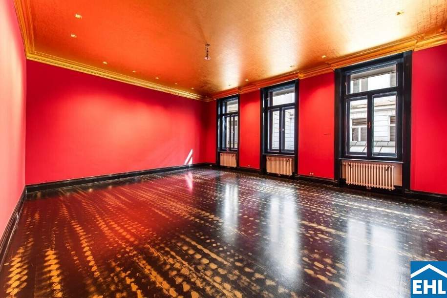 Extravagante 4,5 Zimmer Altbauwohnung in Wiener Bestlage neben der französischen Botschaft, Wohnung-miete, 3.499,56,€, 1040 Wien 4., Wieden