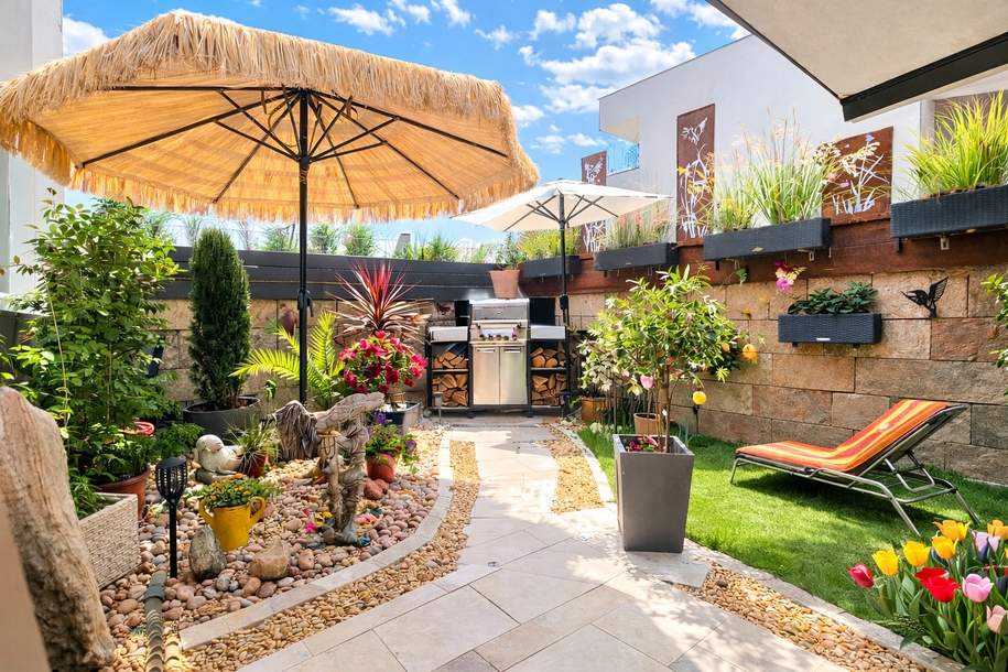 Citylage trifft Gartenidylle: moderne 3-Zimmer-Gartenwohnung in Graz - Nähe FH &amp; Linie 7! Mit 1 %igen LANDESDARLEHEN gefördert!! (Provisionsfrei), Wohnung-kauf, 390.000,€, 8020 Graz(Stadt)