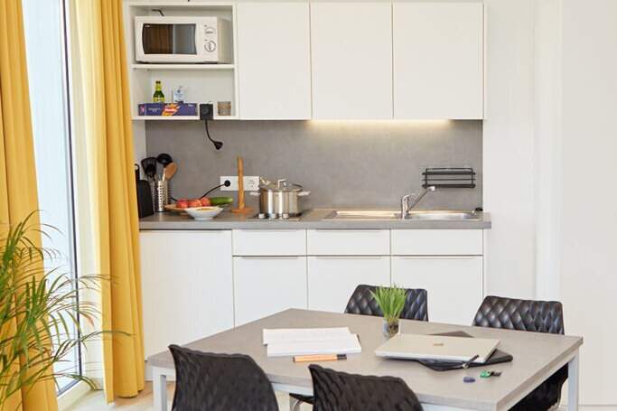 Vollmöblierte Apartments mit All-In Miete - Apartment S, Wohnung-miete, 999,00,€, 1220 Wien 22., Donaustadt