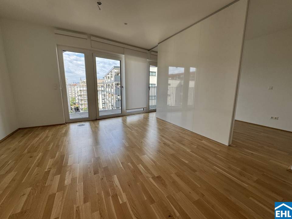 Hofseitiger 2-Zimmer-Wohnungshit mit Balkon an der Lände