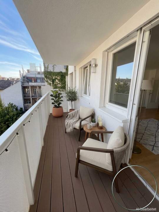 Dachgeschoss-Wohnung mit Sonnenbalkon & durchdachtem Grundriss in begehrter Margareten-Lage