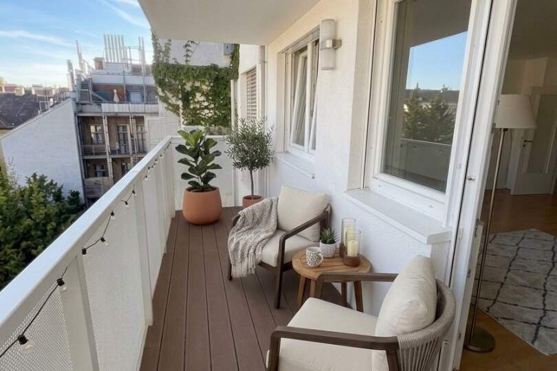 Dachgeschoss-Wohnung mit Sonnenbalkon &amp; durchdachtem Grundriss in begehrter Margareten-Lage, Wohnung-miete, 1.950,00,€, 1050 Wien 5., Margareten