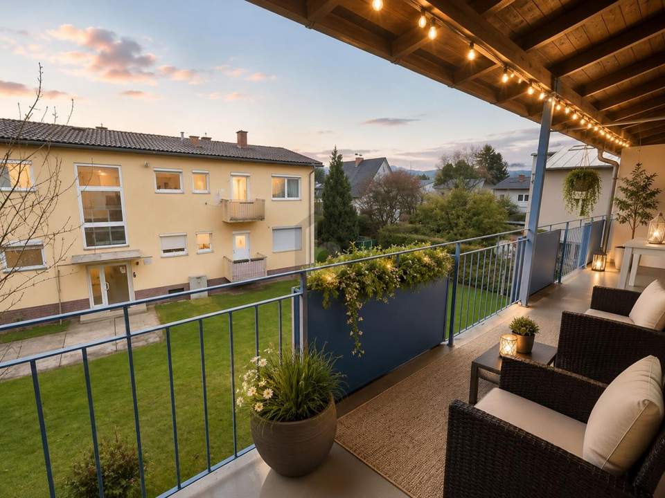 SONNIGER BALKON, RUHIGE LAGE UND FRISCH SANIERT