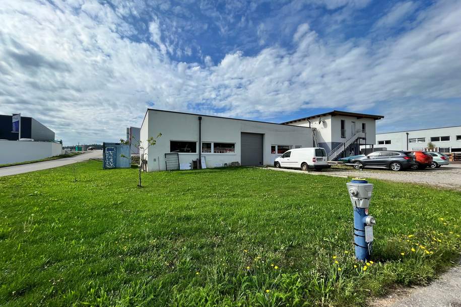 Werkstatt/Produktionshalle mit Büro und Dienstwohnung zu kaufen!, Gewerbeobjekt-kauf, 753.000,€, 4873 Vöcklabruck