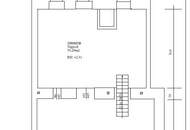 Flexibel gestaltbares Büro mit großen Glasfronten am Donaukanal