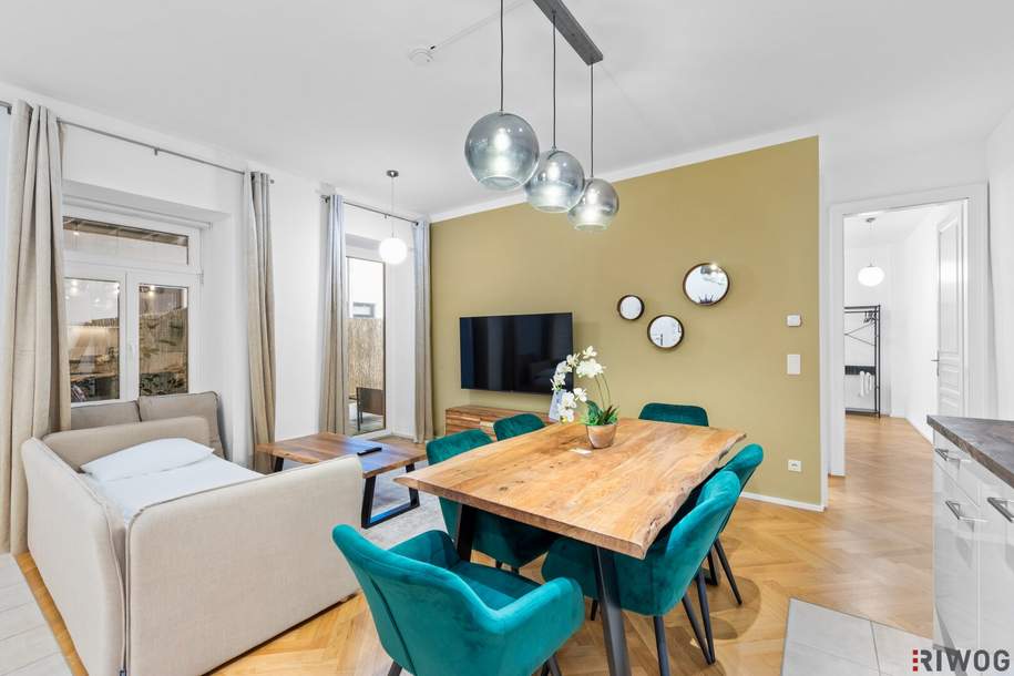 Sanierter STILALTBAU mit HOFTERRASSE in RUHELAGE | Ca. 2 Min. zur U4 SCHÖNBRUNN | Ca. 15 Min. in den 1. Bezirk, Wohnung-kauf, 330.890,€, 1150 Wien 15., Rudolfsheim-Fünfhaus