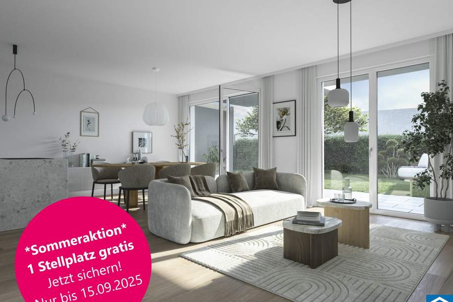 SOMMERAKTION: Stellplatz gratis! Erstbezug in ruhiger Lage – Wohnqualität am Jedlersdorfer Platz!, Wohnung-kauf, 259.800,€, 1210 Wien 21., Floridsdorf