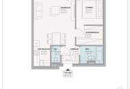 Gemütliche 2-Zimmer Wohnung mit hofseitigem Balkon!