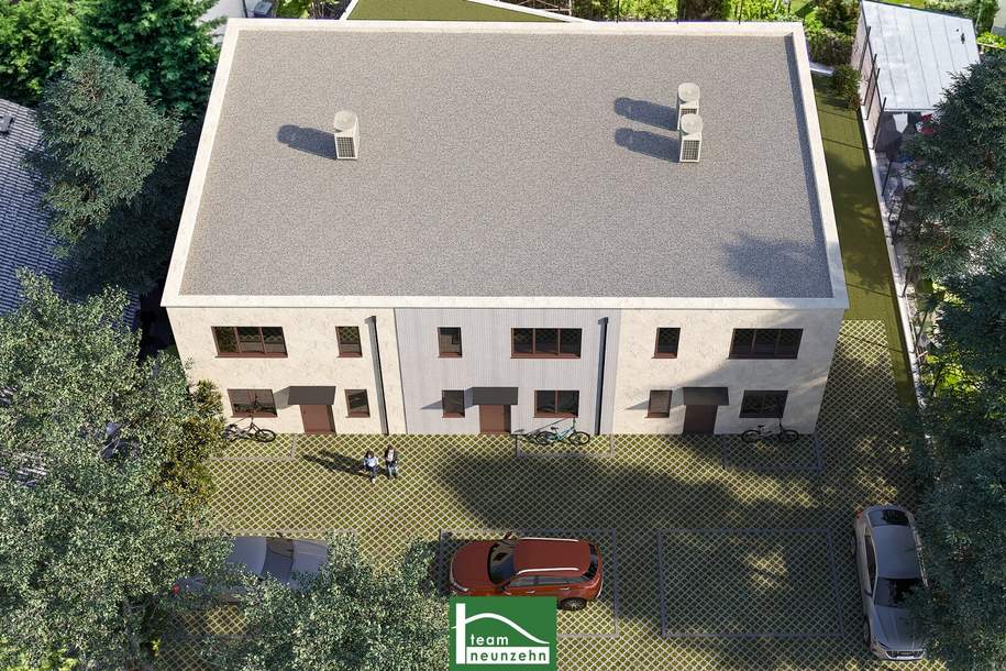 PROVISIONSFREI - Die Natur vor der Tür - NÖ Wohnbauförderung/ Familienförderungsfähig - Design-Eckreihenhaus, Haus-kauf, 639.002,€, 2326 Bruck an der Leitha