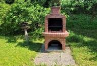 Idyllisches Holzblockhaus in Naturrandlage